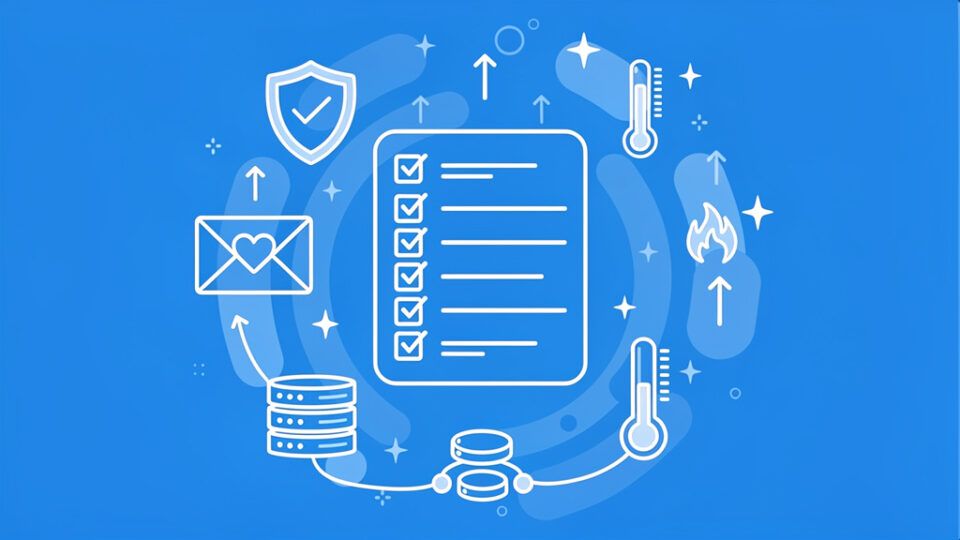 Deliverability checklist 2026: SPF/DKIM/DMARC, domeny, warm-up, higiena list