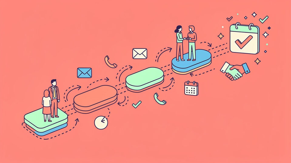 Jak ułożyć sekwencję outbound 7–12 touchpointów, która dowozi spotkania